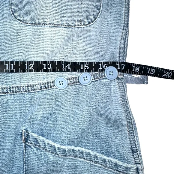 NWT Pistola Grover Light Blue Denim Short Sleeve Jumpsuit SMALL in Disoriented - Picture 9 of 11